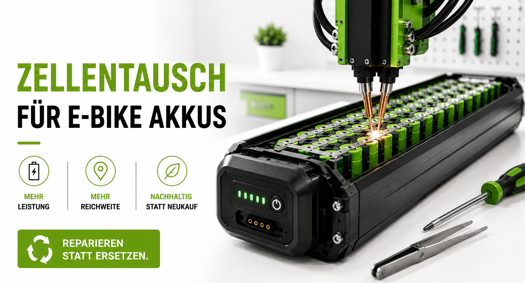 Akku Zellentausch & Reparatur